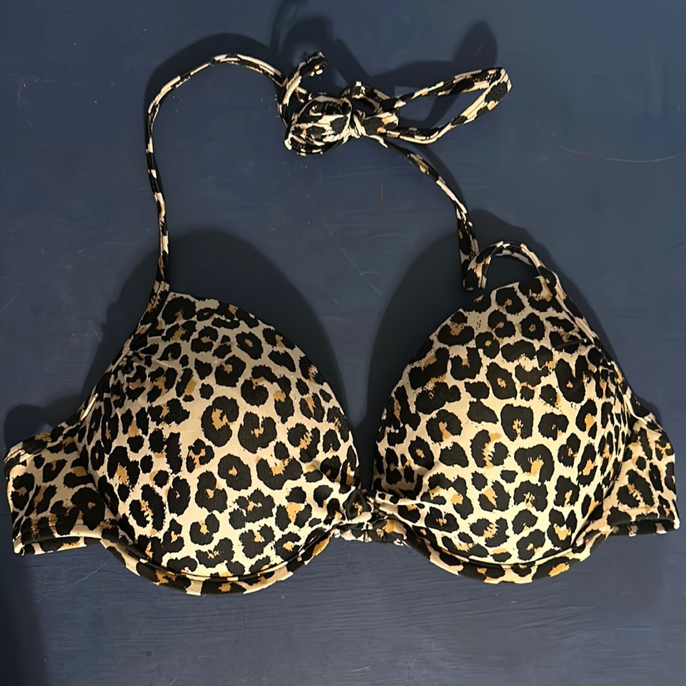 Leopard Print Bikini top